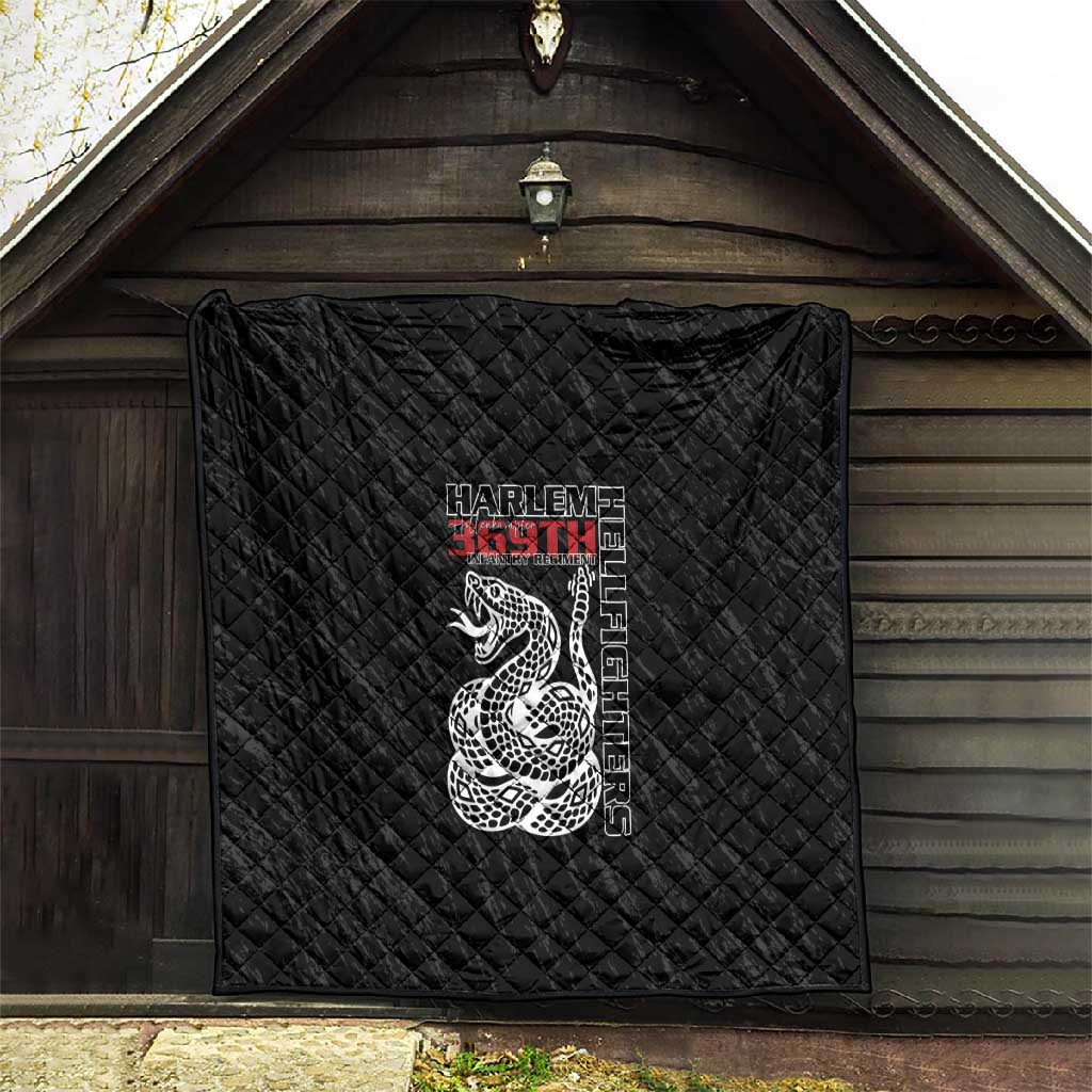 Harlem Hellfighters Quilt Harlem Rattlers - Don't Tread on Me LT15