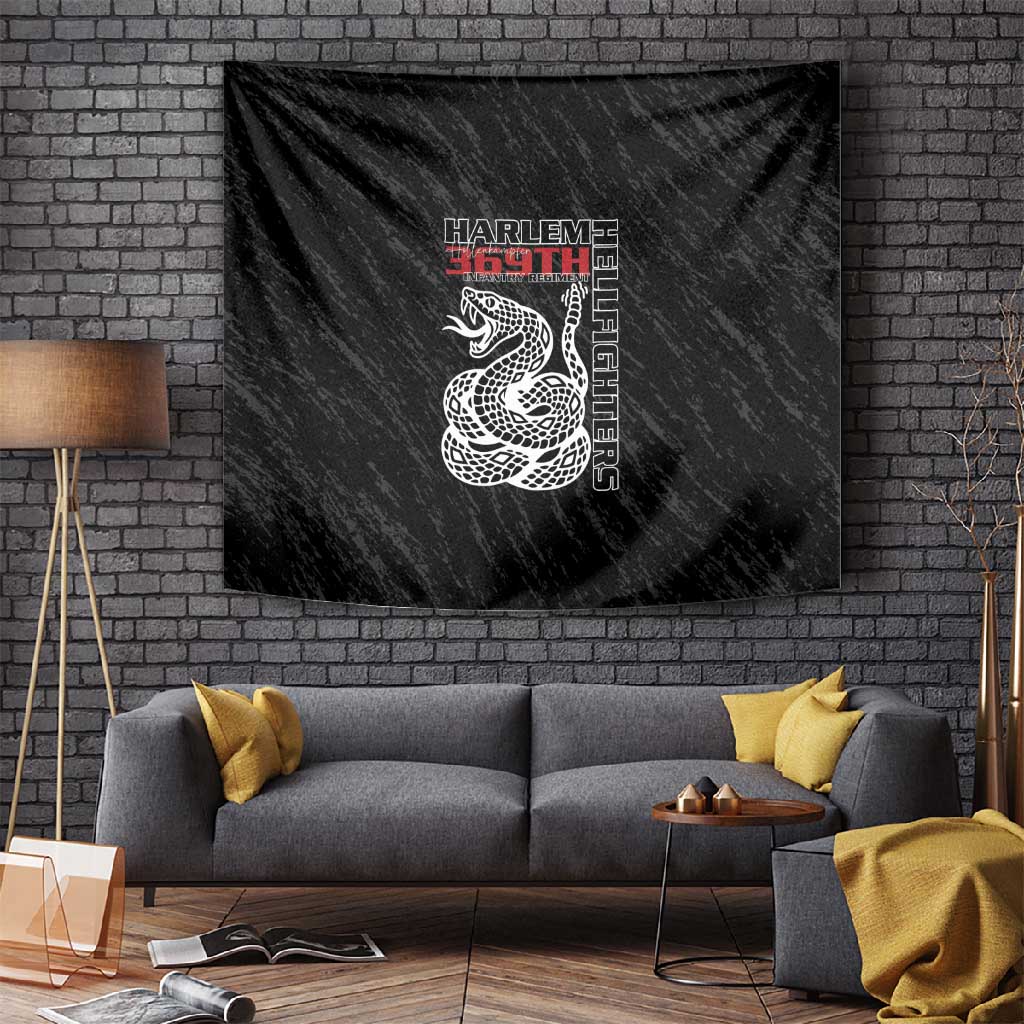 Harlem Hellfighters Tapestry Harlem Rattlers - Don't Tread on Me LT15