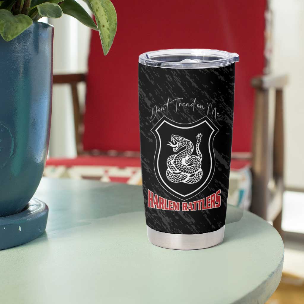 Harlem Hellfighters Tumbler Cup Harlem Rattlers - Don't Tread on Me LT15