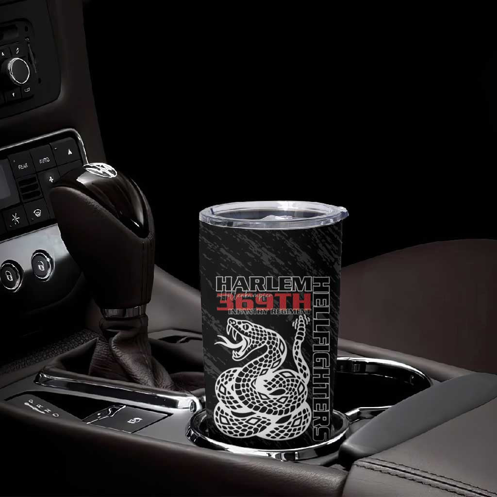 Harlem Hellfighters Tumbler Cup Harlem Rattlers - Don't Tread on Me LT15
