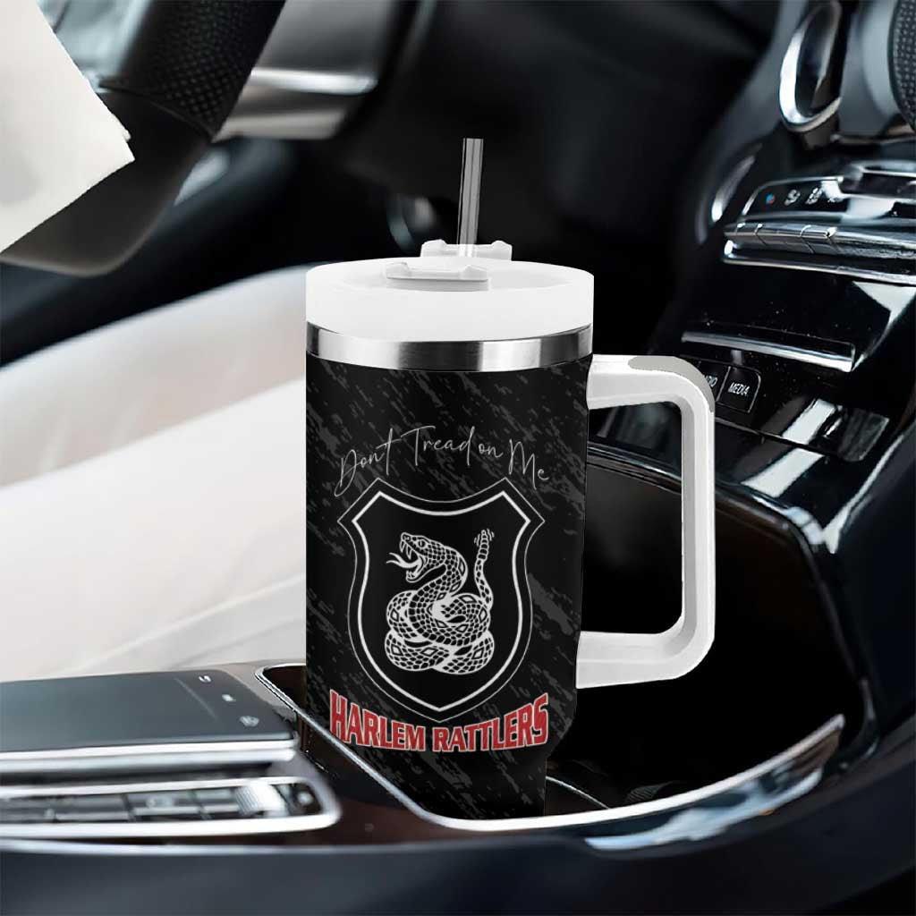 Harlem Hellfighters Tumbler With Handle Harlem Rattlers - Don't Tread on Me LT15