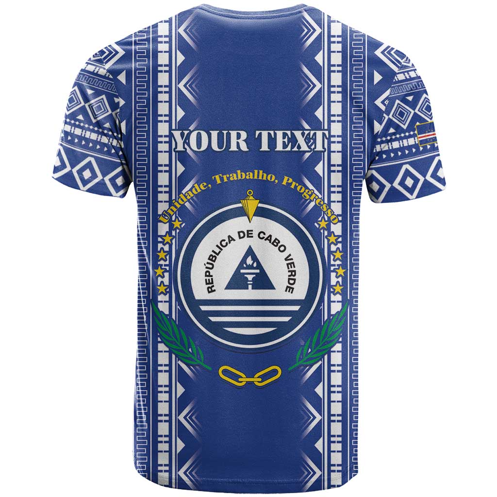 Personalised Cape Verde T shirt Grey Headed Kingfisher - Coat Of Arms LT15
