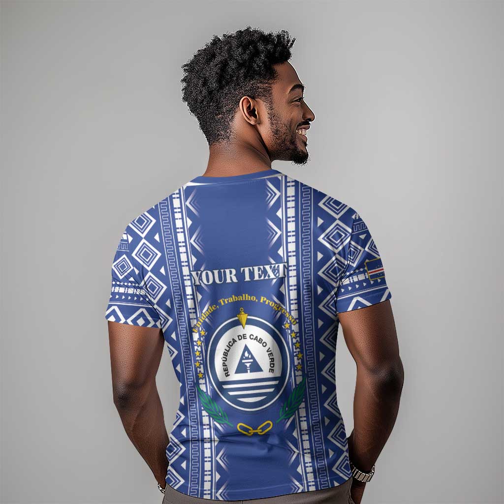 Personalised Cape Verde T shirt Grey Headed Kingfisher - Coat Of Arms LT15