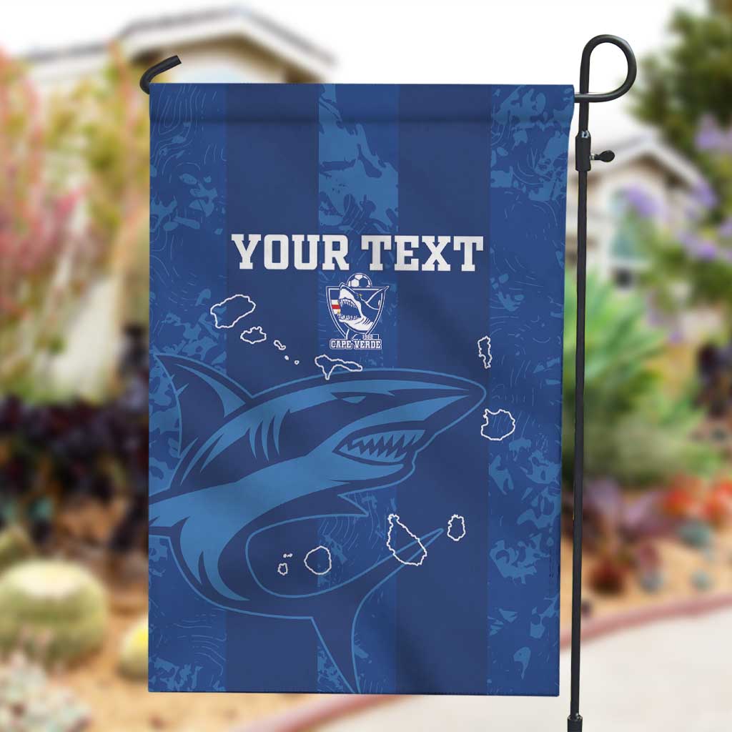 Custom Cape Verde Football Garden Flag Go Champions Tubaroes Azuis LT15