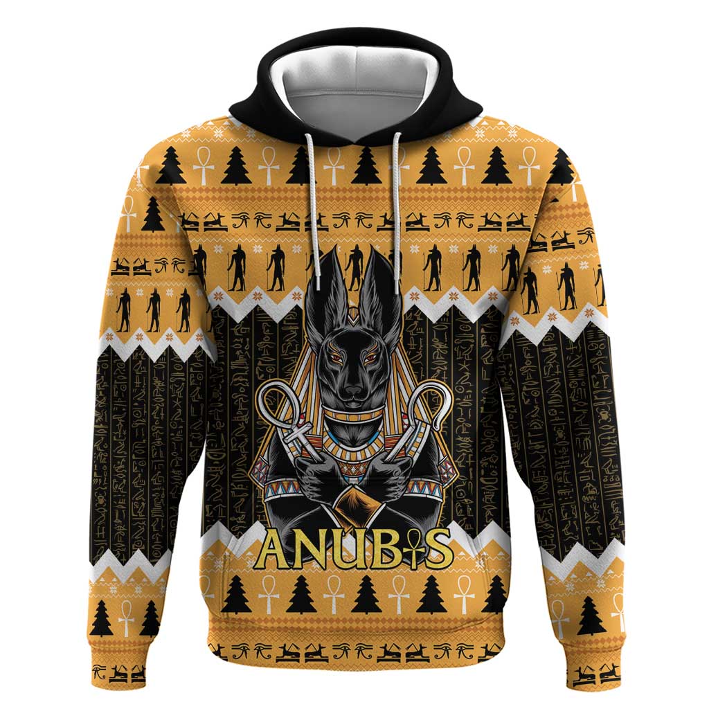 Ancient Egyptian Christmas Hoodie Anubis Eid Milad Majid LT15