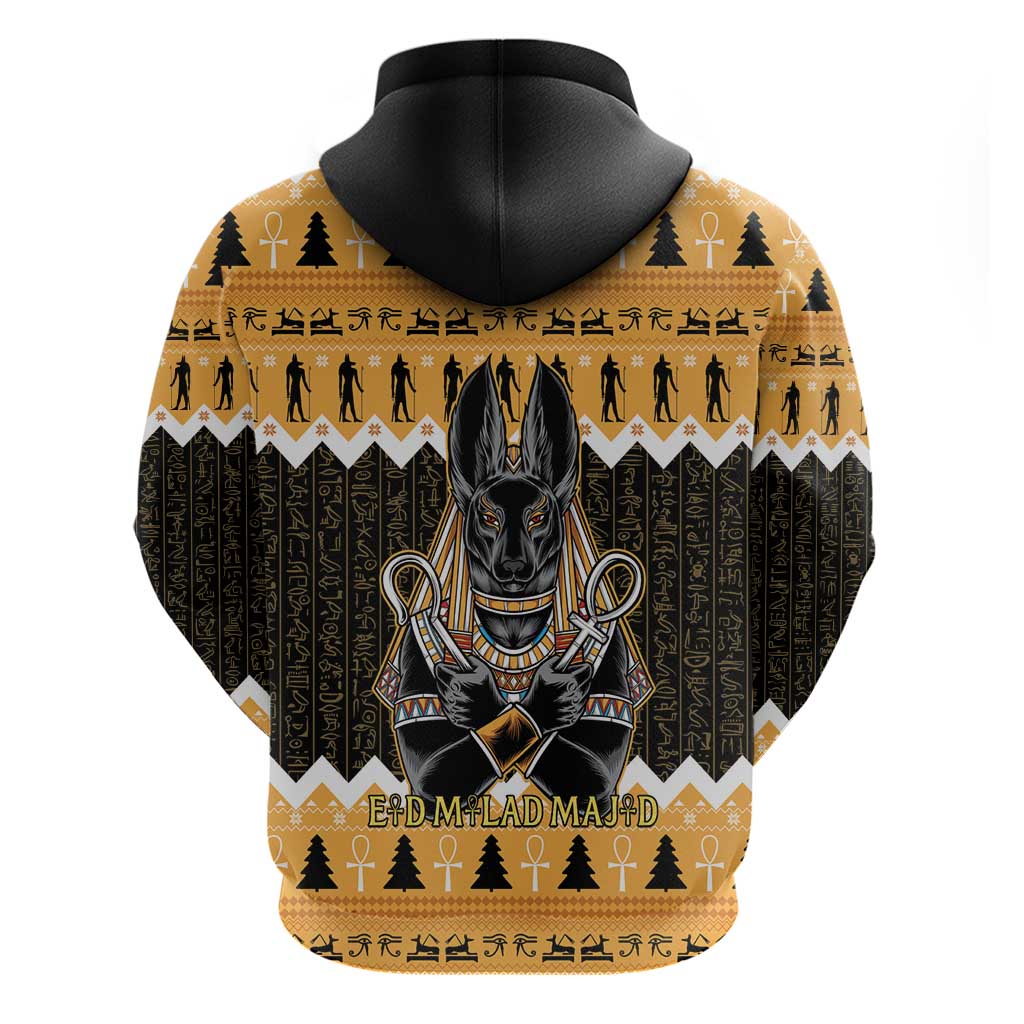 Ancient Egyptian Christmas Hoodie Anubis Eid Milad Majid LT15
