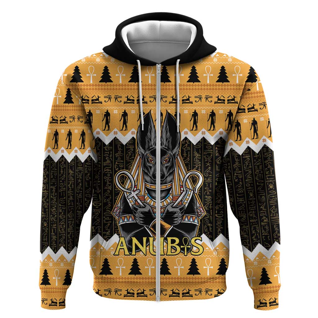 Ancient Egyptian Christmas Hoodie Anubis Eid Milad Majid LT15