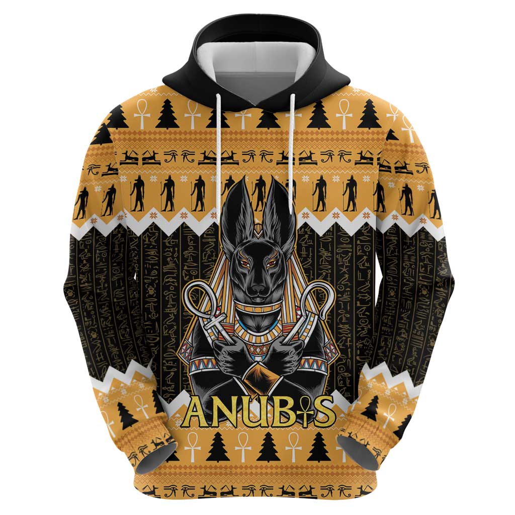 Ancient Egyptian Christmas Hoodie Anubis Eid Milad Majid LT15