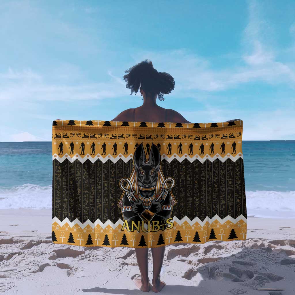 Afro Ancient Egyptian Sarong Anubis - Merry Christmas LT15