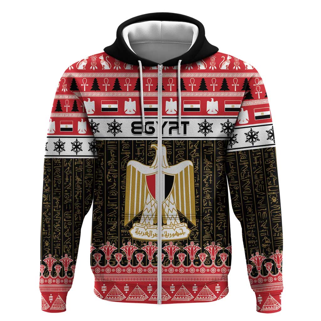 Egypt Christmas Hoodie Coat Of Arms Eid Milad Majid LT15