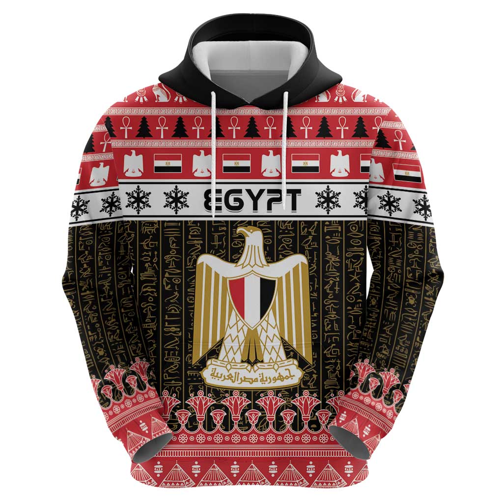 Egypt Christmas Hoodie Coat Of Arms Eid Milad Majid LT15