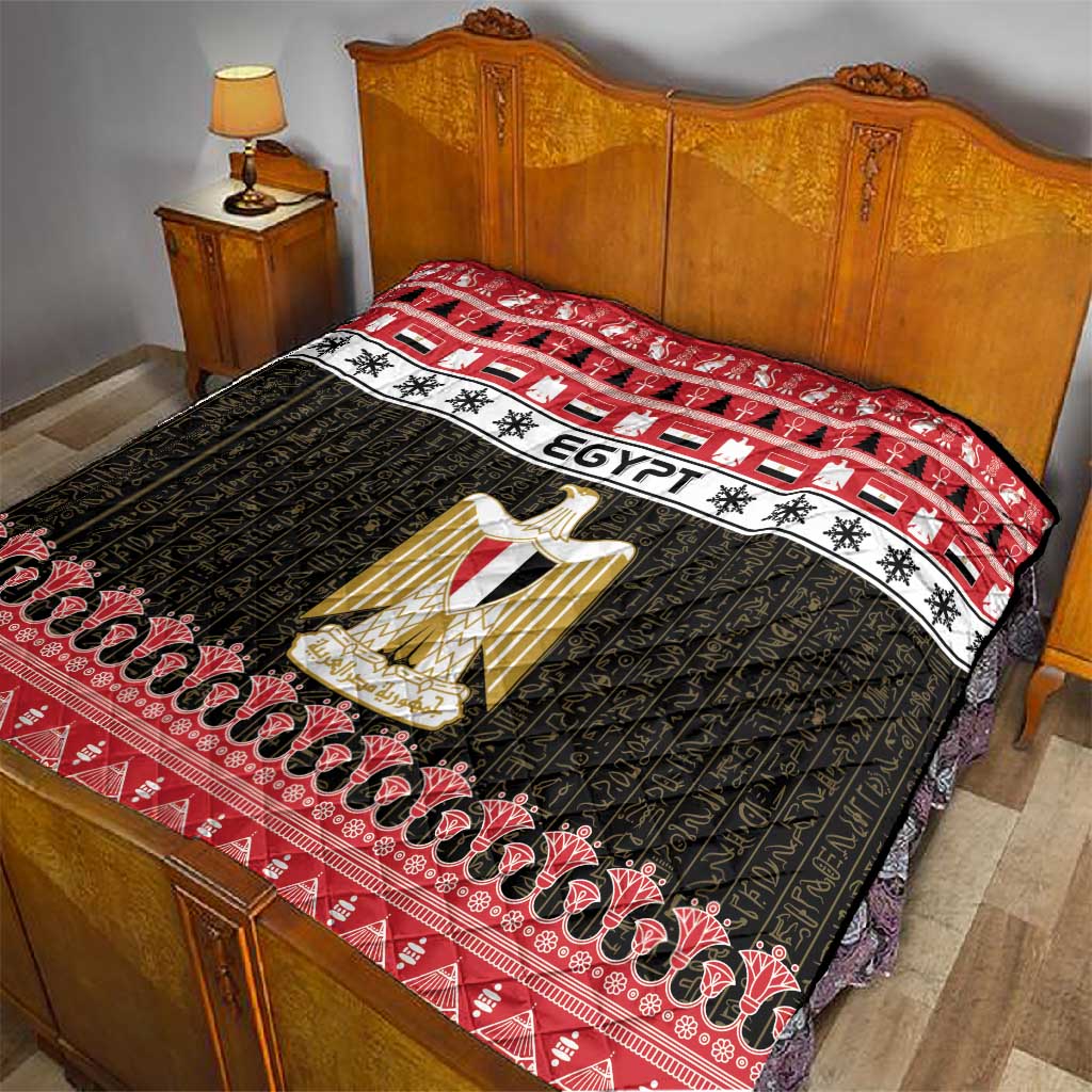 Afro Egypt Christmas Quilt Coat Of Arms Mix Egyptian Pattern LT15