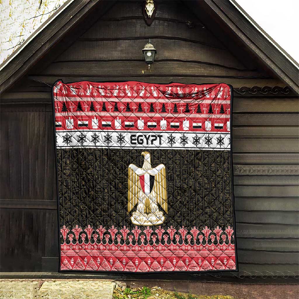 Afro Egypt Christmas Quilt Coat Of Arms Mix Egyptian Pattern LT15