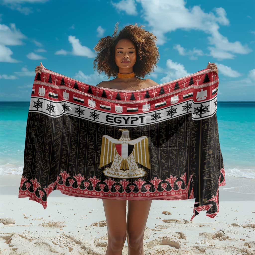 Afro Egypt Christmas Sarong Coat Of Arms Mix Egyptian Pattern LT15