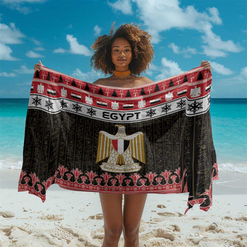 Afro Egypt Christmas Sarong Coat Of Arms Mix Egyptian Pattern LT15