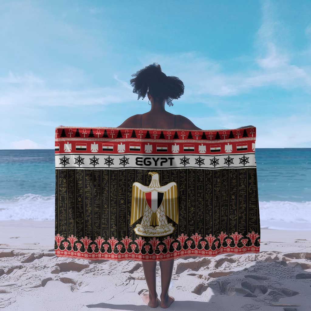 Afro Egypt Christmas Sarong Coat Of Arms Mix Egyptian Pattern LT15