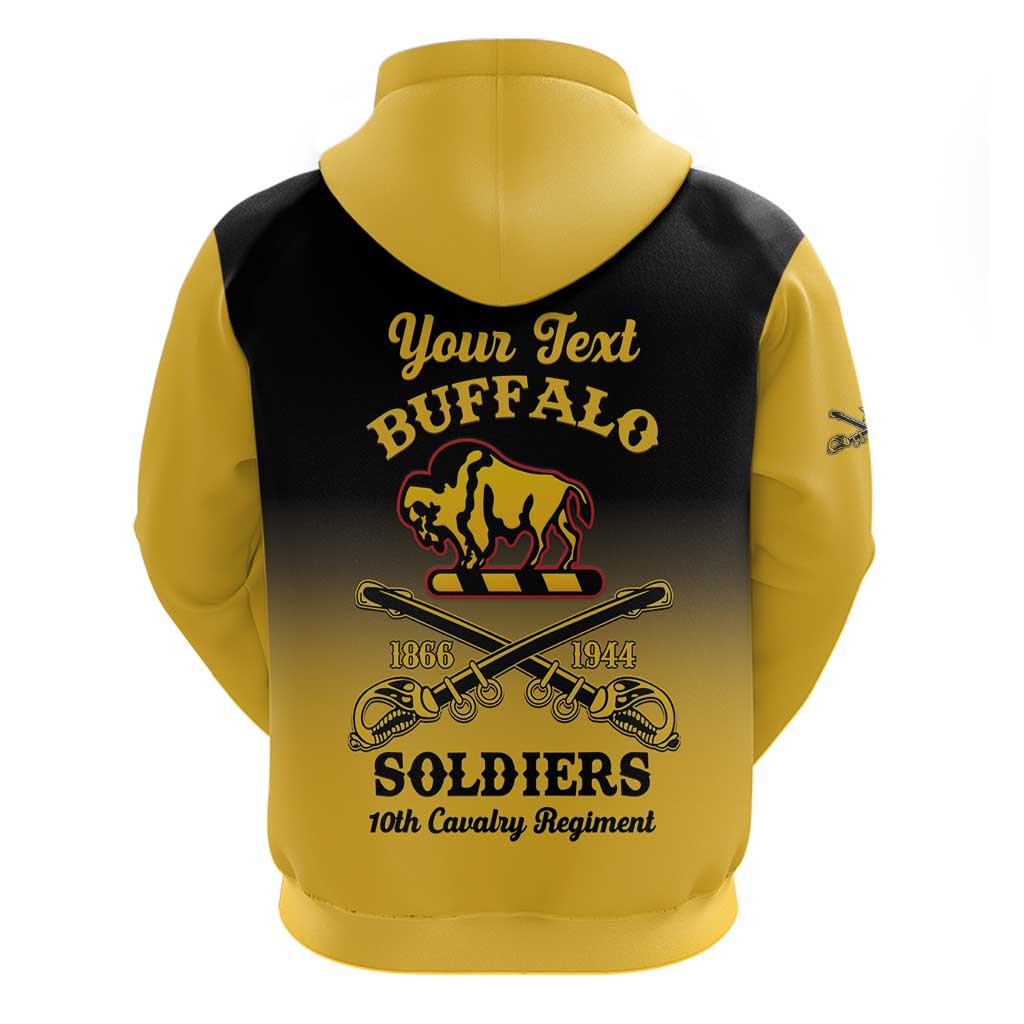Personalised Buffalo Soldiers Hoodie 10th Cavalry Regiment LT15