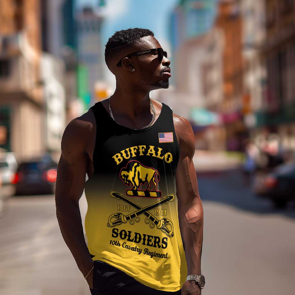 Personalized Afro-Americans Buffalo Soldiers Men Tank Top 10th Cavalry Regiment LT15