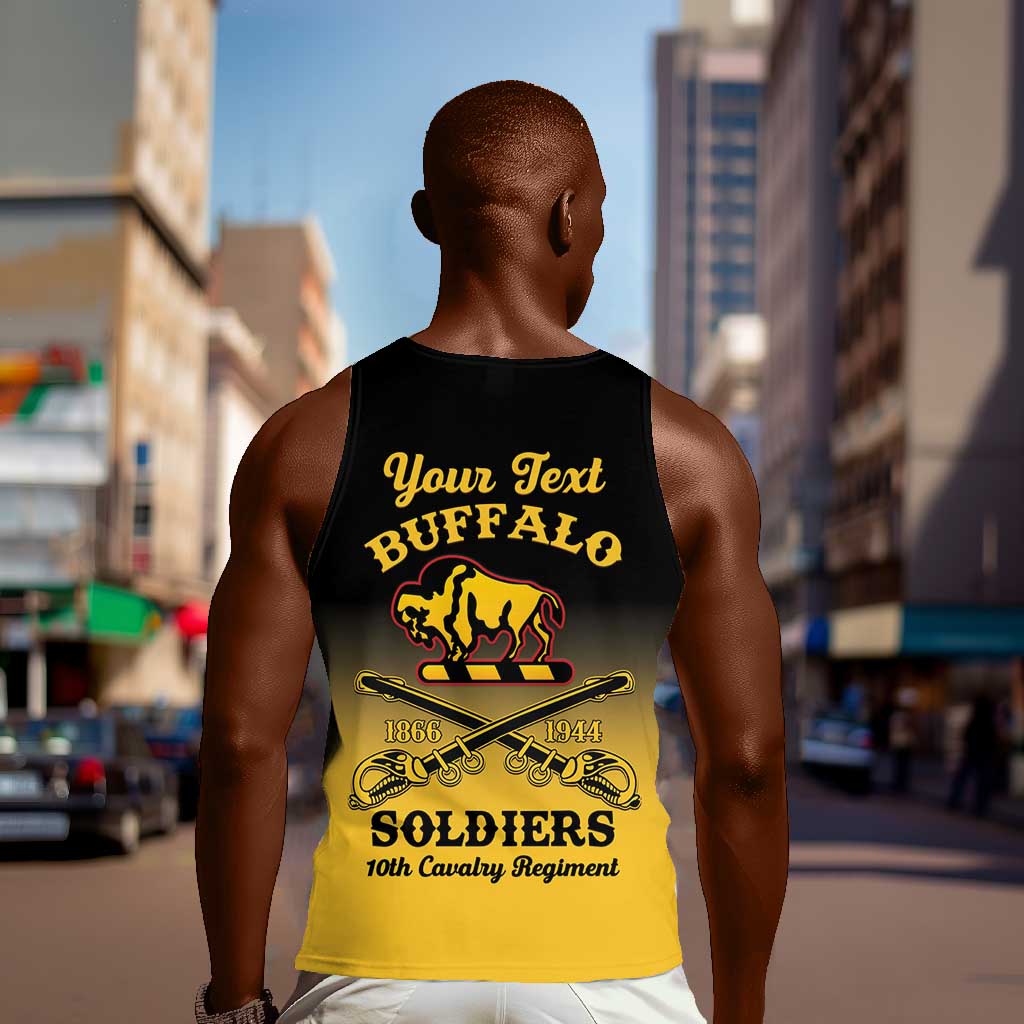 Personalized Afro-Americans Buffalo Soldiers Men Tank Top 10th Cavalry Regiment LT15