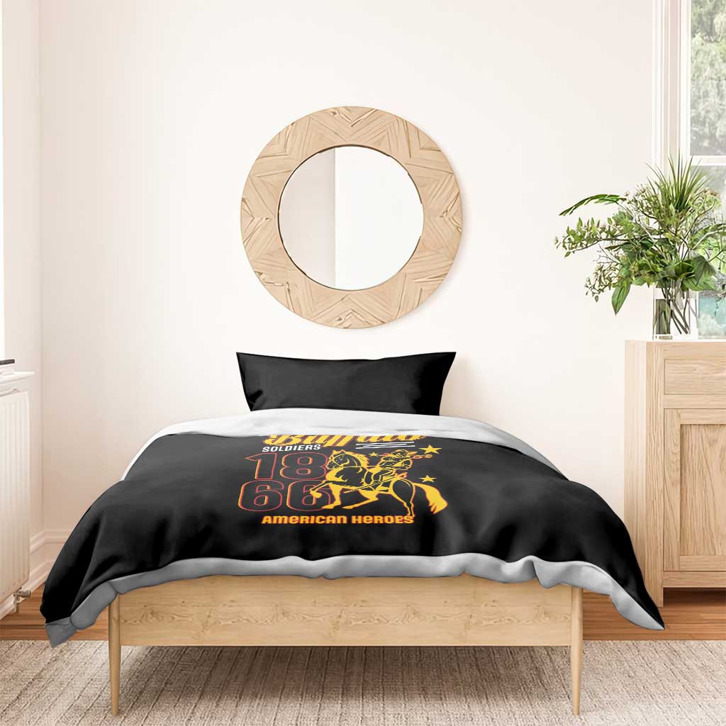 Afro-Americans Buffalo Soldiers Bedding Set 9th and 10th Cavalry Regiment LT15