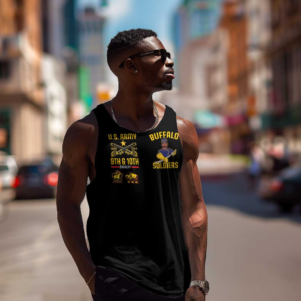 Afro-Americans Buffalo Soldiers Men Tank Top 9th and 10th Cavalry Regiment LT15
