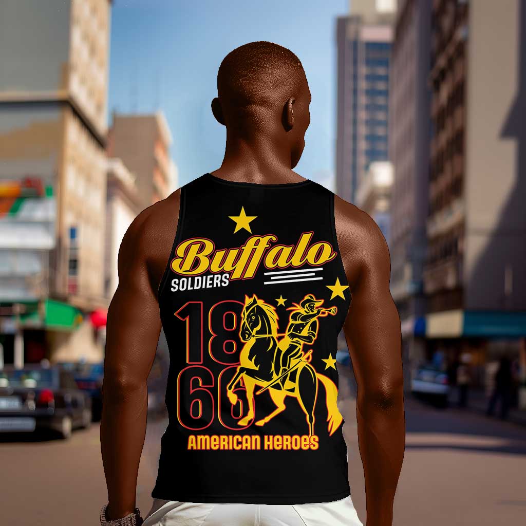 Afro-Americans Buffalo Soldiers Men Tank Top 9th and 10th Cavalry Regiment LT15
