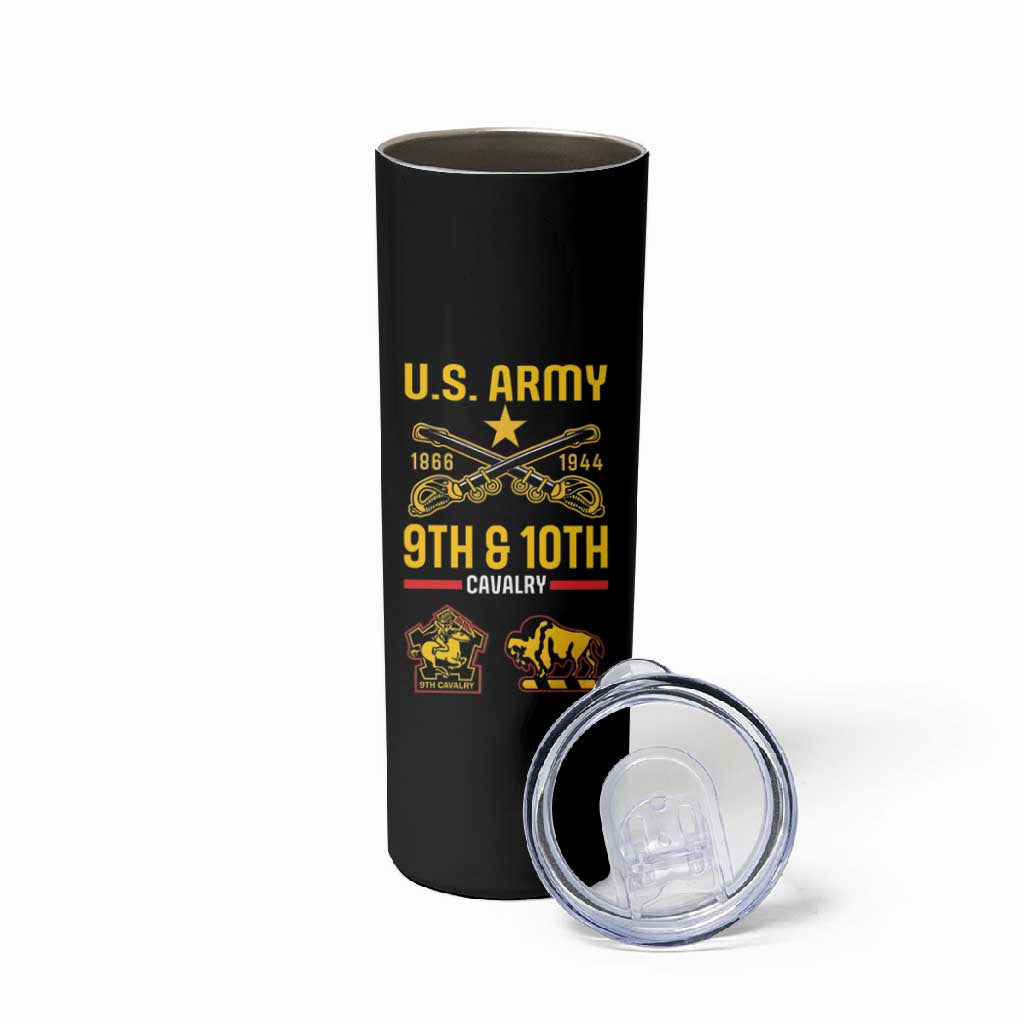 Afro-Americans Buffalo Soldiers Skinny Tumbler 9th and 10th Cavalry Regiment LT15