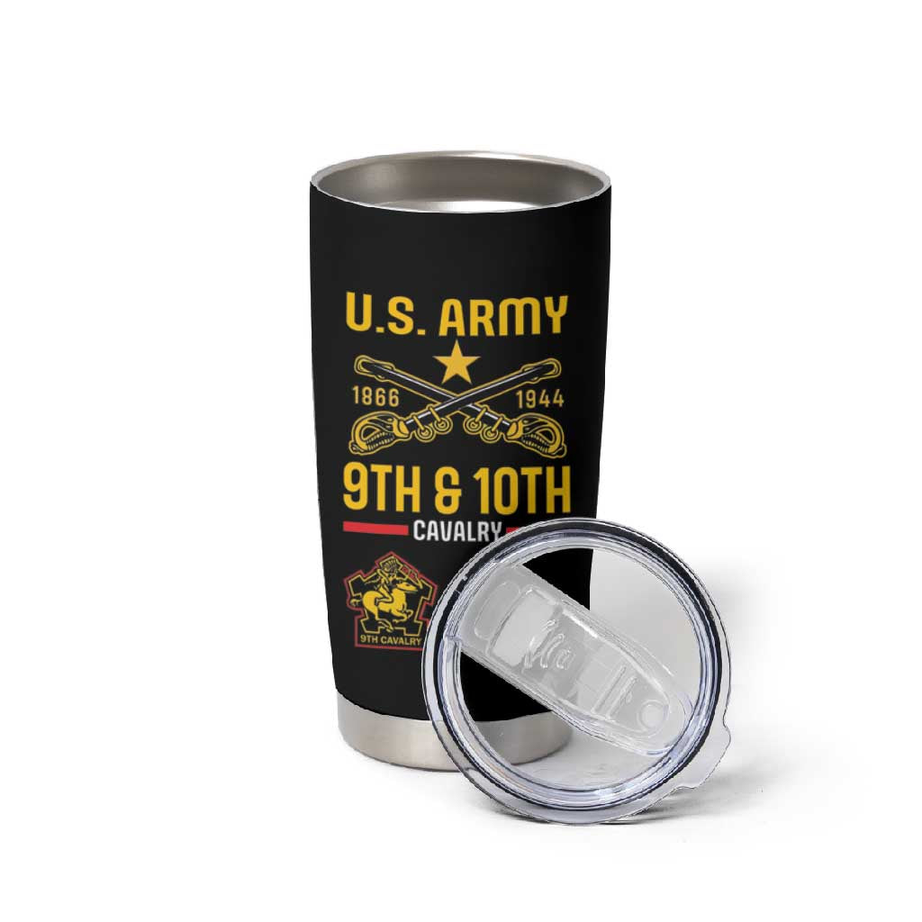 Afro-Americans Buffalo Soldiers Tumbler Cup 9th and 10th Cavalry Regiment LT15