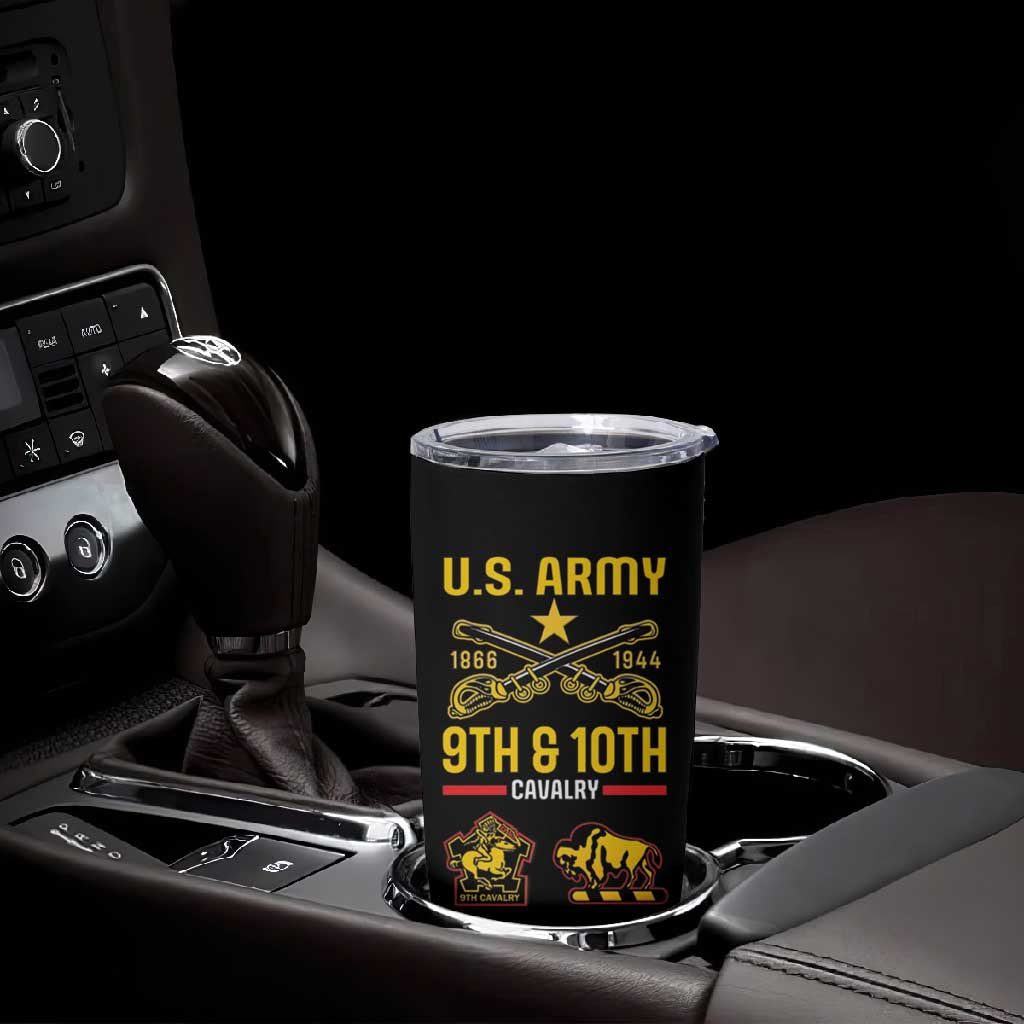 Afro-Americans Buffalo Soldiers Tumbler Cup 9th and 10th Cavalry Regiment LT15