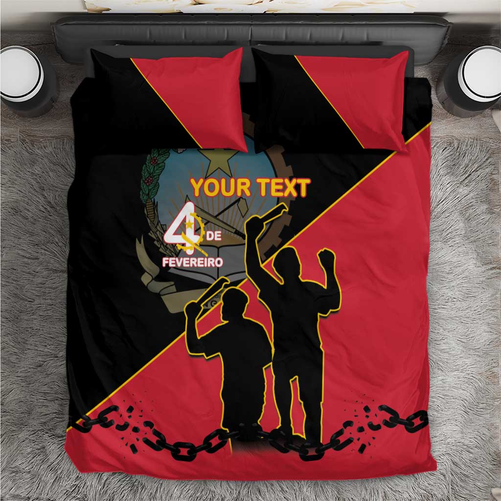 Personalized 4 De Fevereiro Angola Bedding Set Coat Of Arms Style LT15