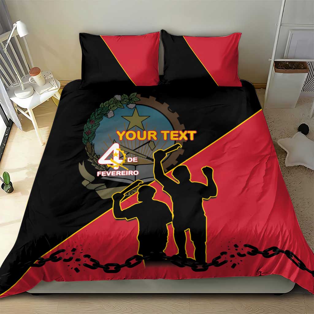 Personalized 4 De Fevereiro Angola Bedding Set Coat Of Arms Style LT15