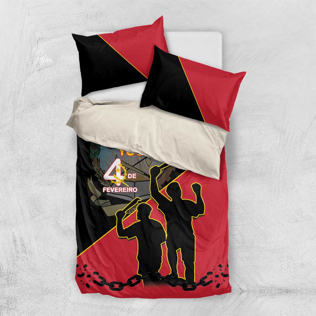 Personalized 4 De Fevereiro Angola Bedding Set Coat Of Arms Style LT15