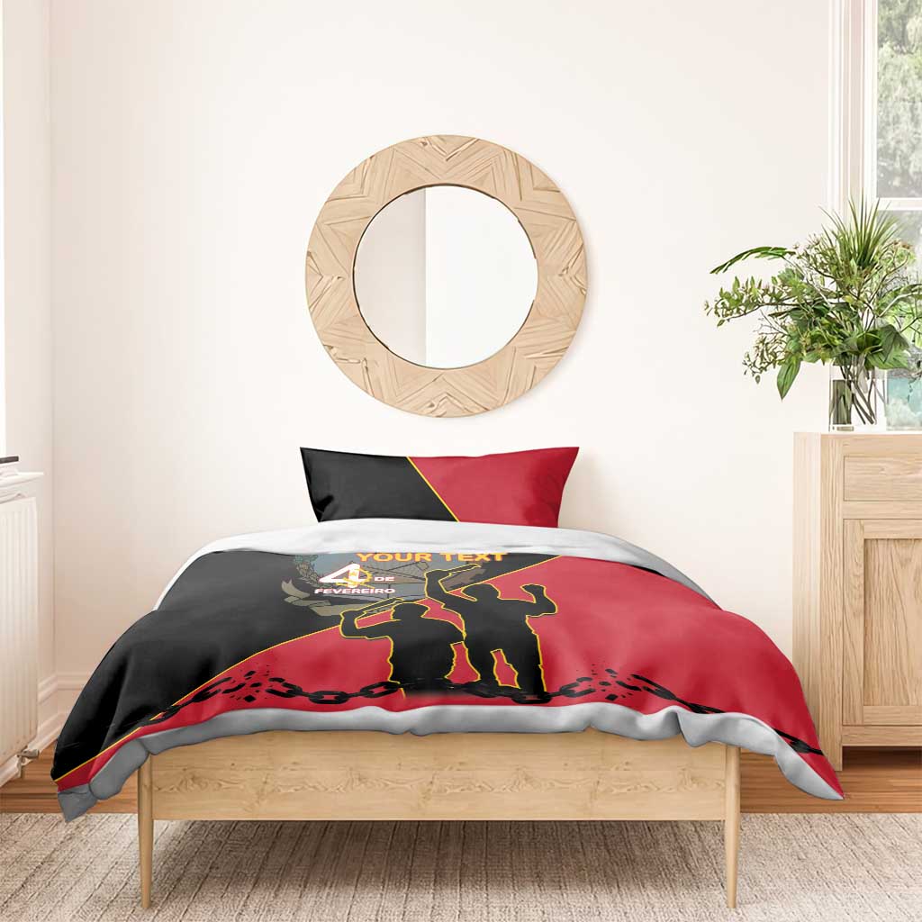 Personalized 4 De Fevereiro Angola Bedding Set Coat Of Arms Style LT15