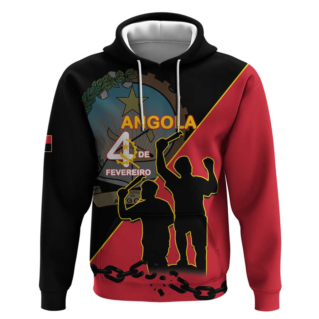 Personalised Angola Day of the Armed Struggle Hoodie 4 De Fevereiro LT15