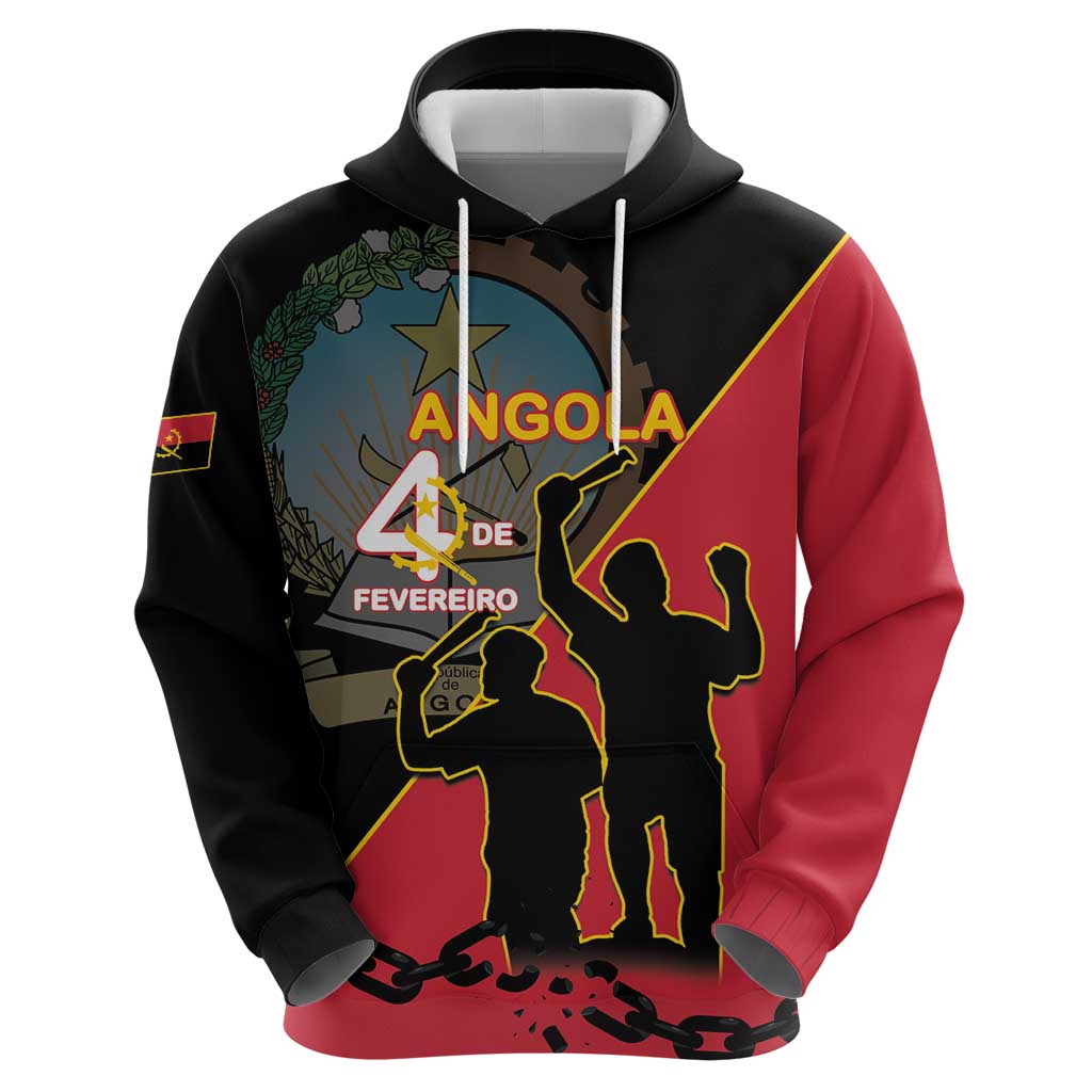 Personalised Angola Day of the Armed Struggle Hoodie 4 De Fevereiro LT15