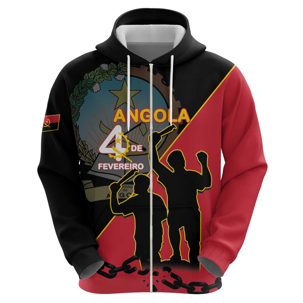 Personalised Angola Day of the Armed Struggle Hoodie 4 De Fevereiro LT15