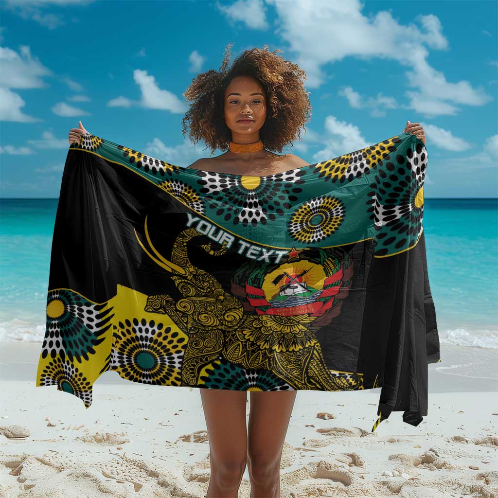 Personalized Mozambique Sarong African Elephant With Capunala Pattern LT15