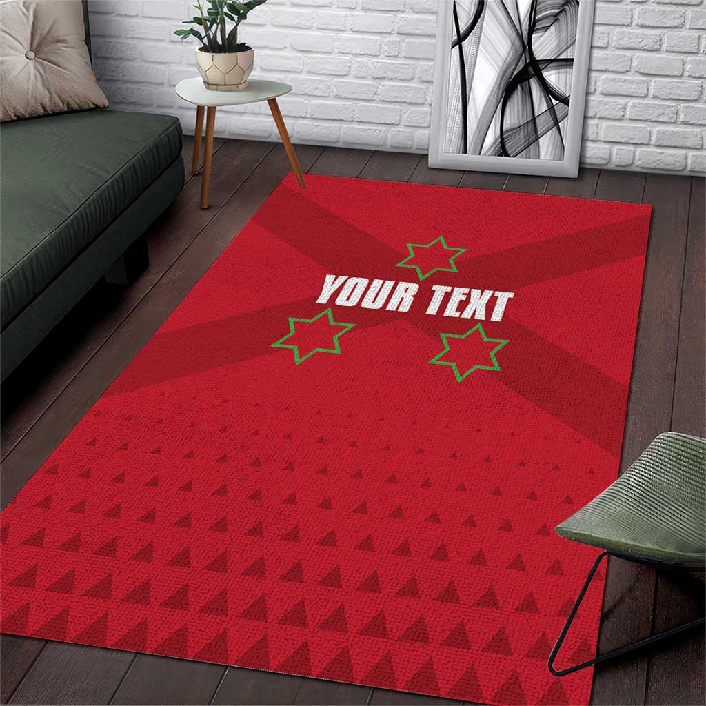 Custom Burundi Football Area Rug Go Intamba Go LT15