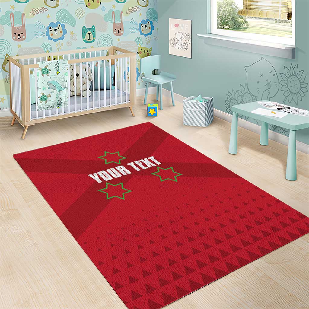 Custom Burundi Football Area Rug Go Intamba Go LT15