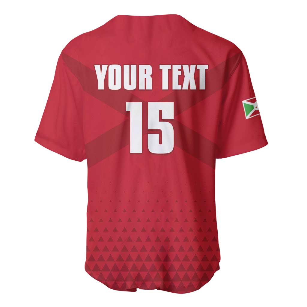 Custom Burundi Football Baseball Jersey Go Intamba Go LT15