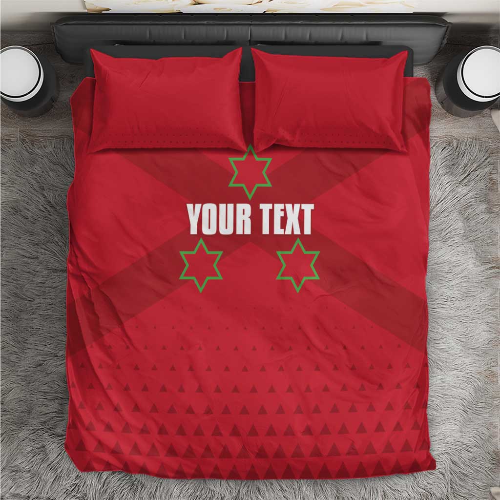 Custom Burundi Football Bedding Set Go Intamba Go LT15