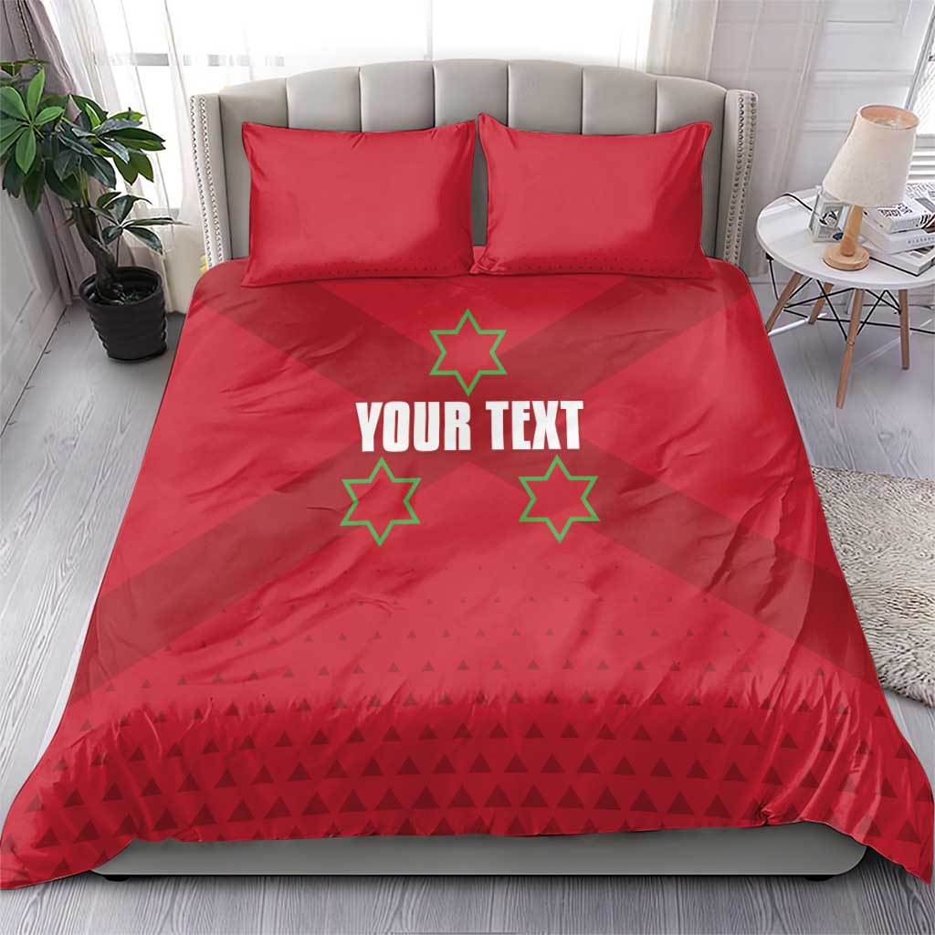 Custom Burundi Football Bedding Set Go Intamba Go LT15