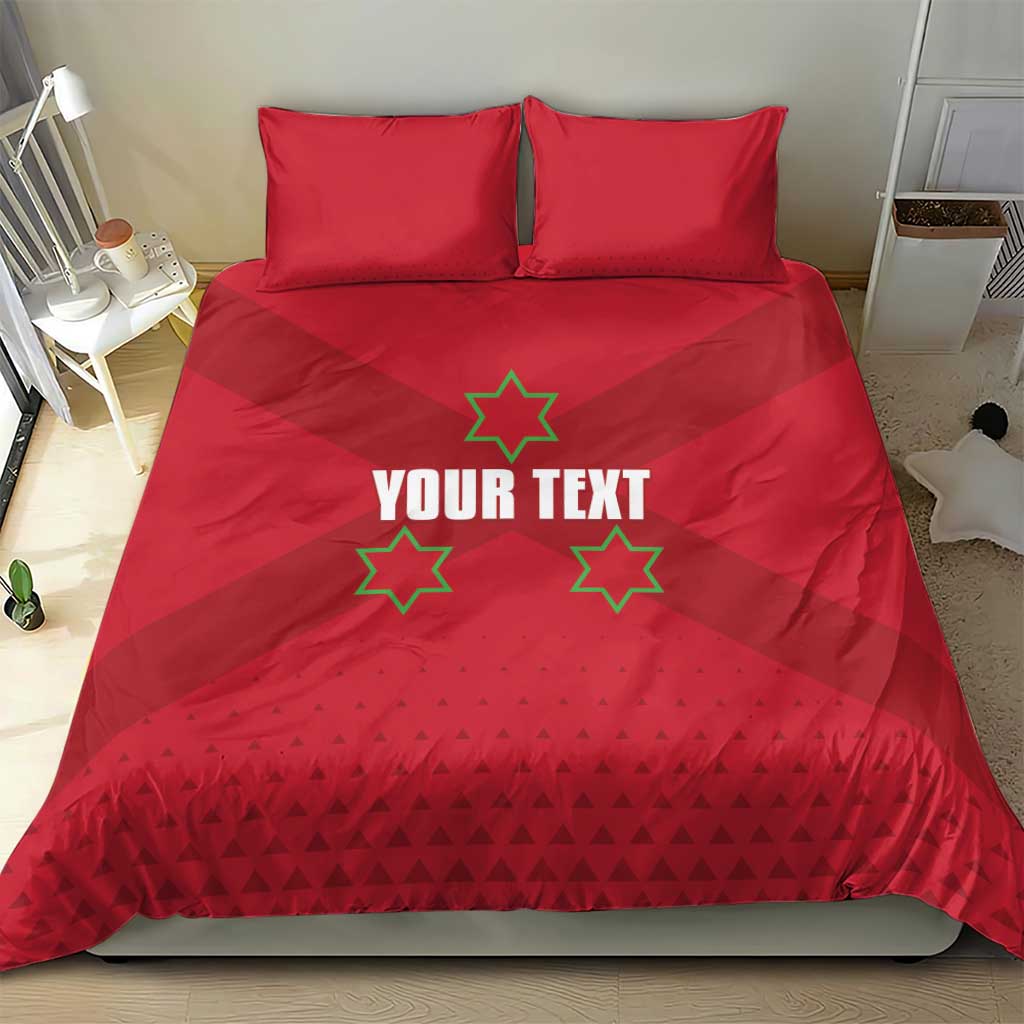 Custom Burundi Football Bedding Set Go Intamba Go LT15