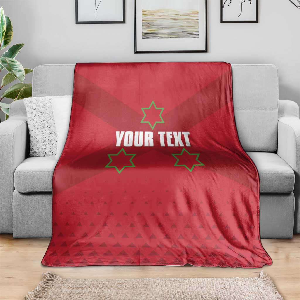 Custom Burundi Football Blanket Go Intamba Go LT15