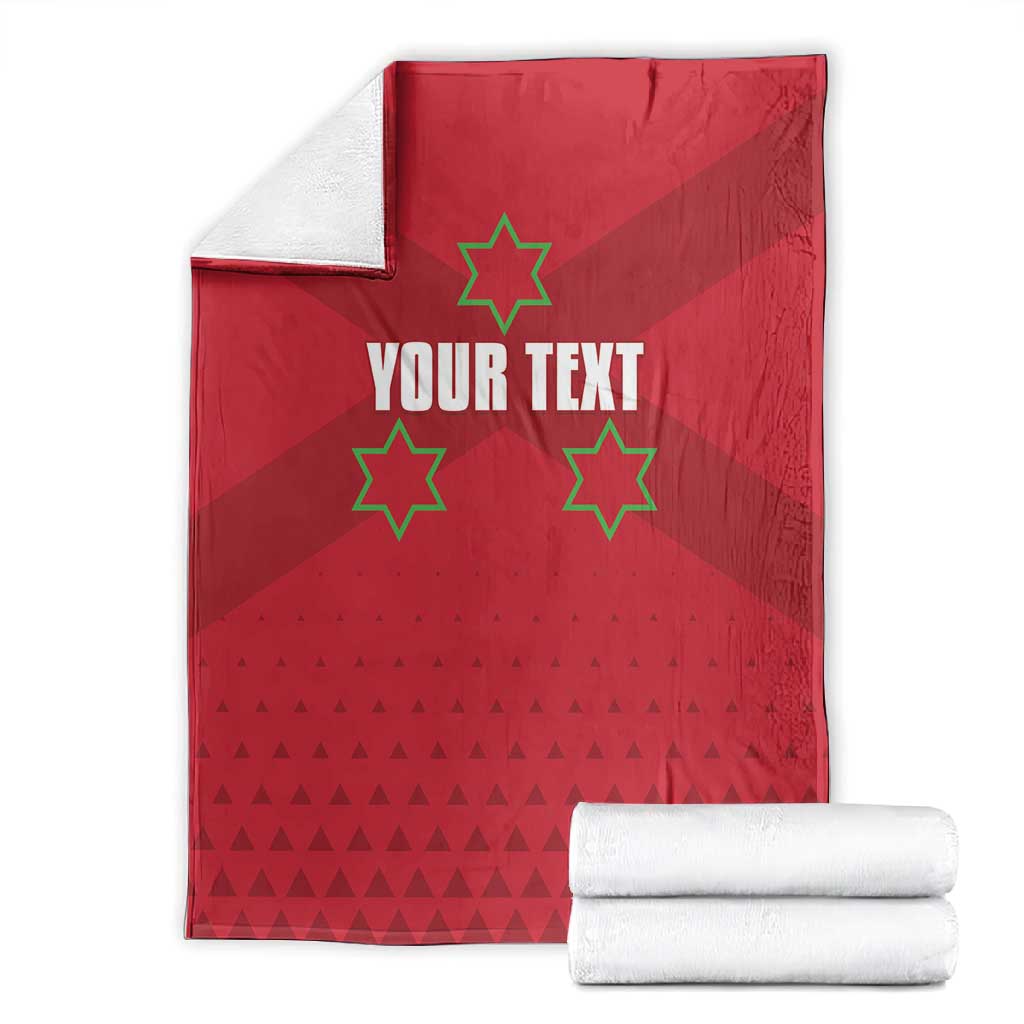 Custom Burundi Football Blanket Go Intamba Go LT15