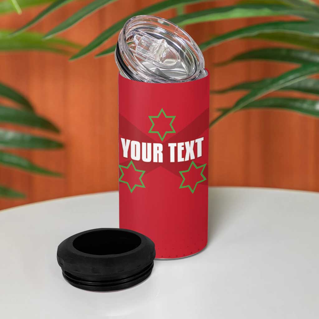 Custom Burundi Football 4 in 1 Can Cooler Tumbler Go Intamba Go LT15
