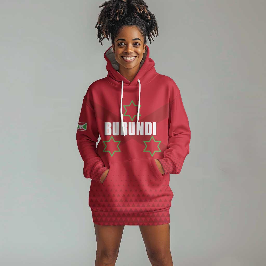 Custom Burundi Football Hoodie Dress Go Intamba Go LT15