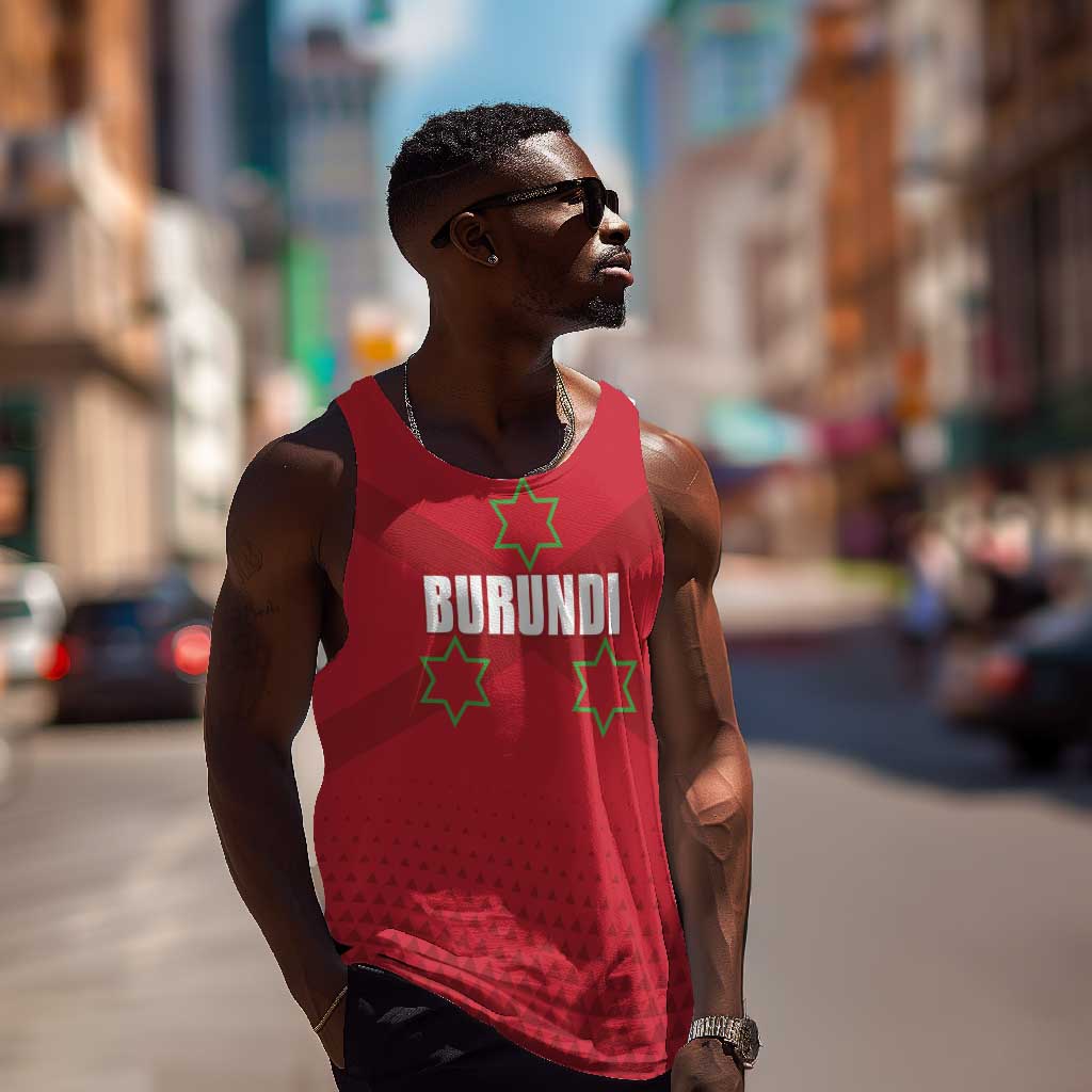 Custom Burundi Football Men Tank Top Go Intamba Go LT15