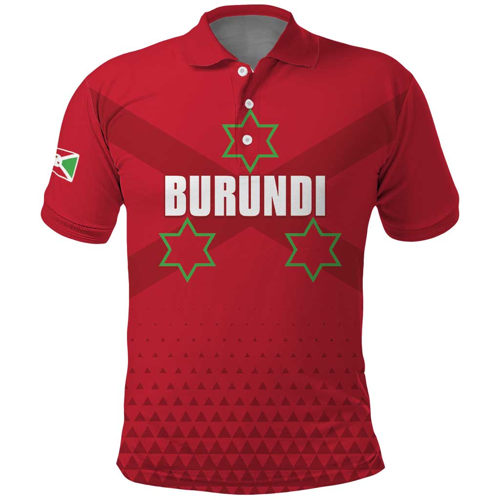 Custom Burundi Football Polo Shirt Come On Intamba LT15