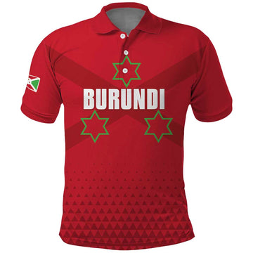 Custom Burundi Football Polo Shirt Come On Intamba LT15